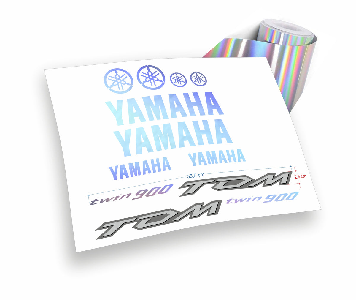 yamaha twin900 TDM Kit adesivi stickers decalcomanie moto