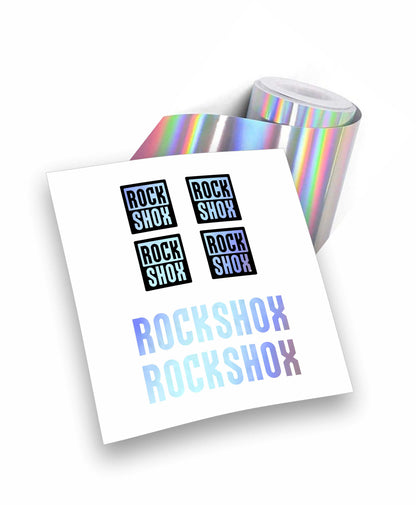 Kit adesivi forcella bicicletta mtb rock shox stickers fork