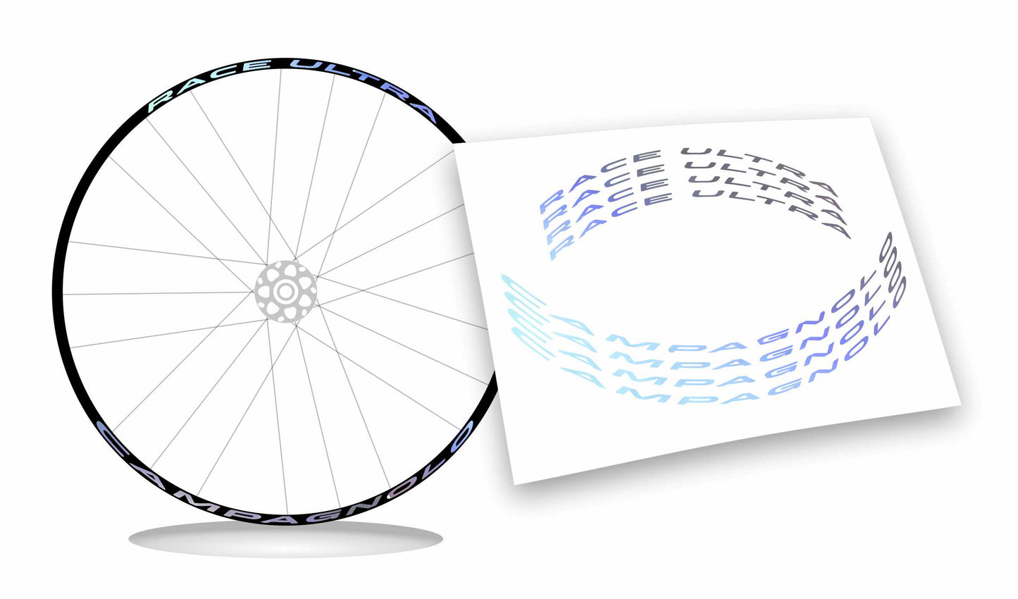 Adesivi campagnolo ultra race colore personalizzato