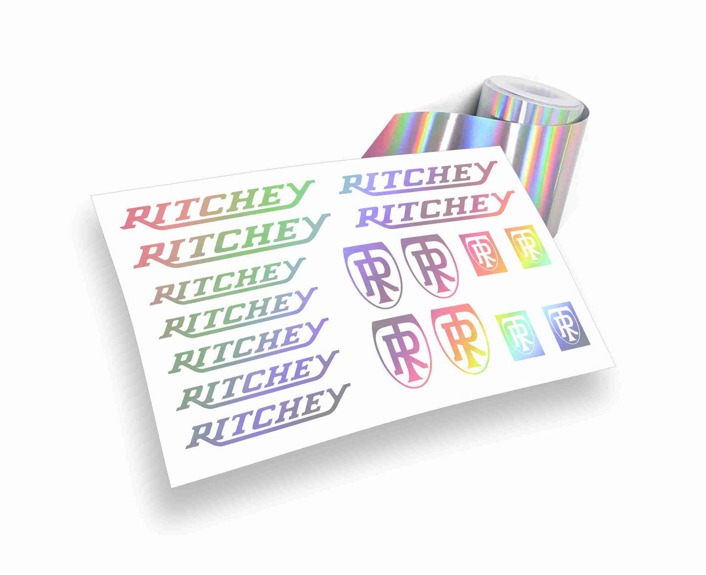 Ritchey kit adesivi logo bicicletta mtb bdc colore personalizzato 18 pezzi