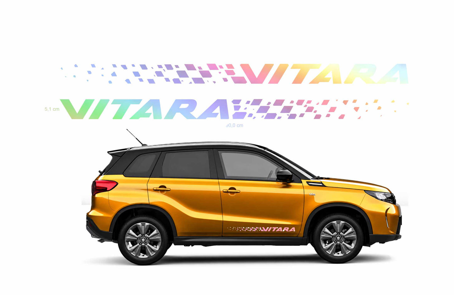 Suzuki Vitara Dissolvenza kit adesivi stickers auto colore personalizzato
