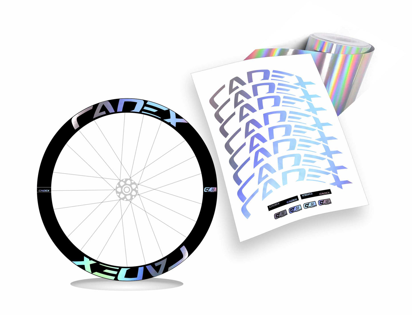 Cadex C50 Ultra disc adesivi per cerchio bicicletta personalizzati