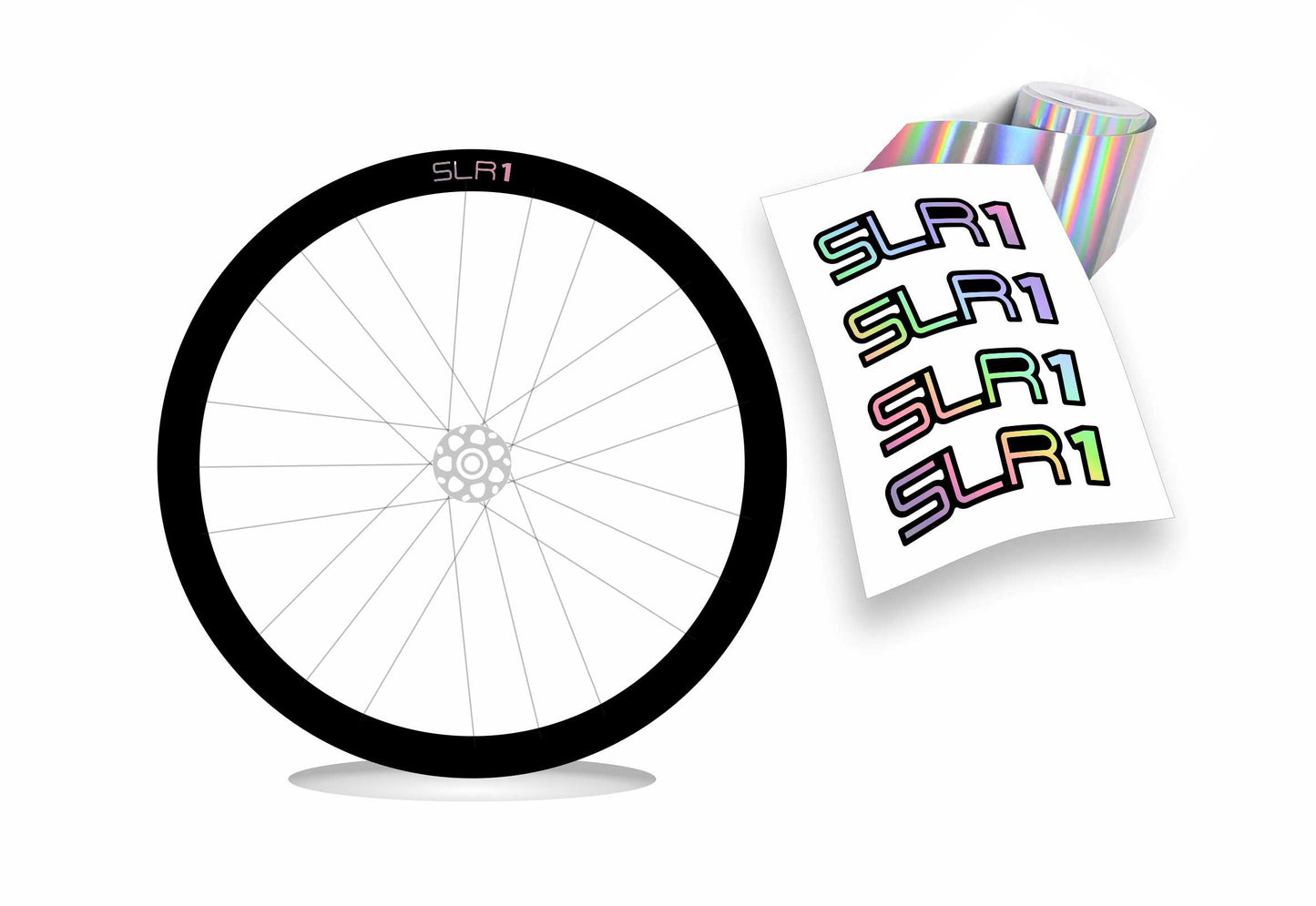 Giant slr 1 disc "42" adesivi per cerchio bici da corsa