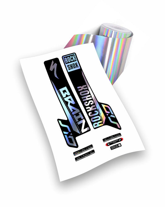 Rock shox Sid Brain 29" - anno 2018 - adesivi personalizzati per forcella