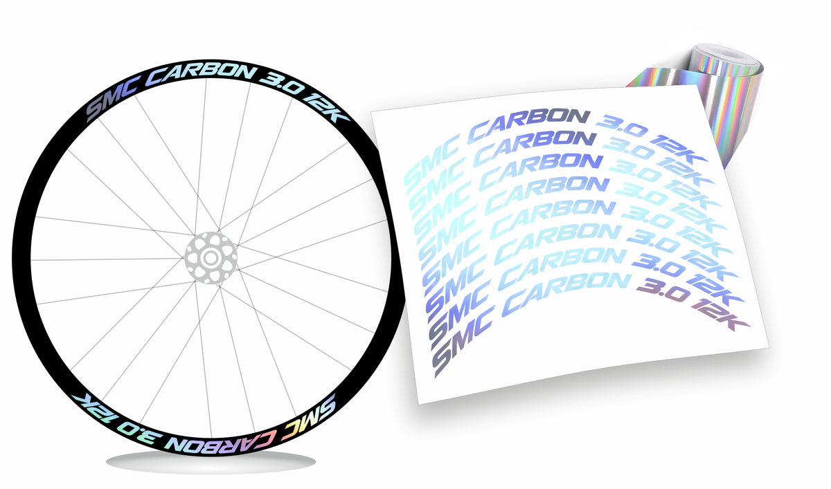 SMC Carbon 3.0 12K kit adesivi personalizzati