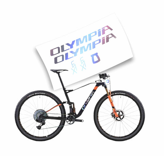 Olympia F1x kit adesivi telaio mtb colori personalizzabili
