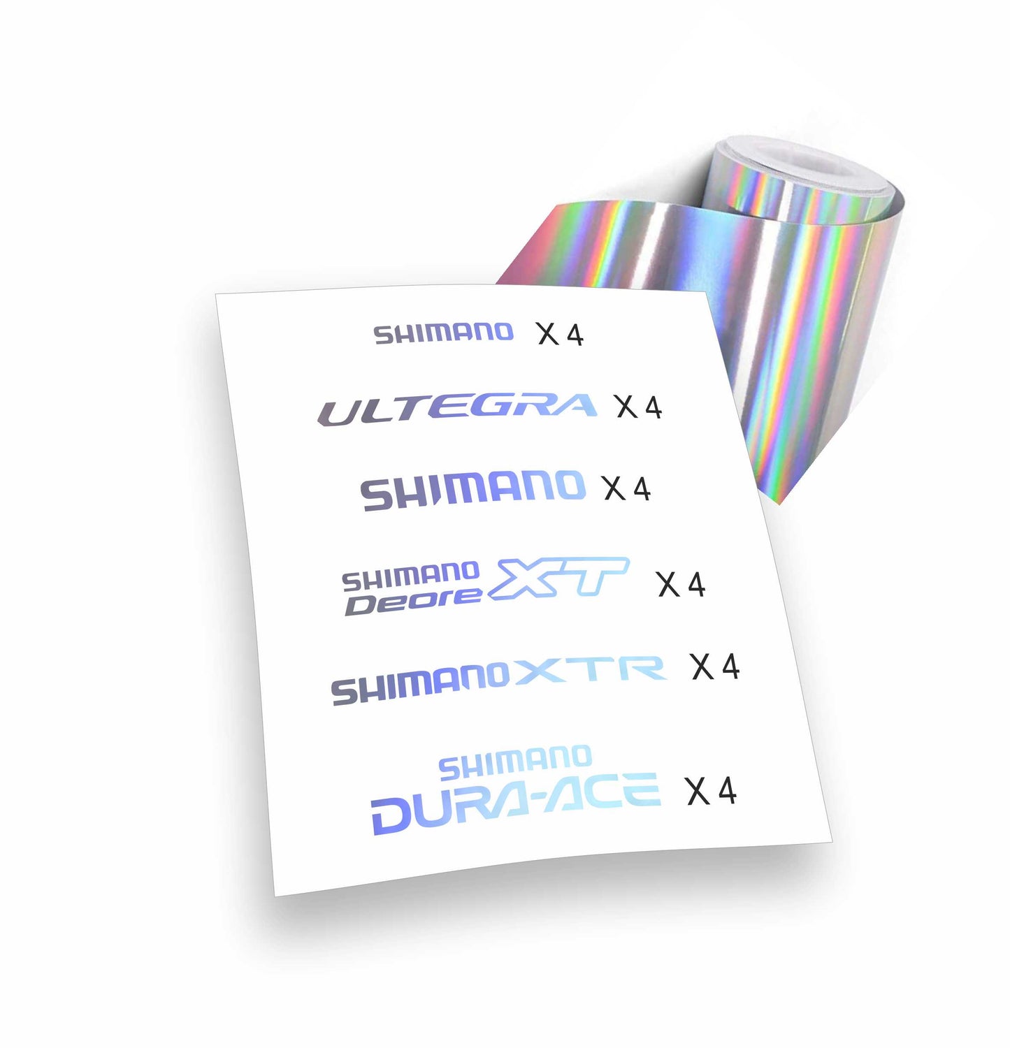 Shimano XT Deore XTR Dura-Ace Ultegra kit adesivi