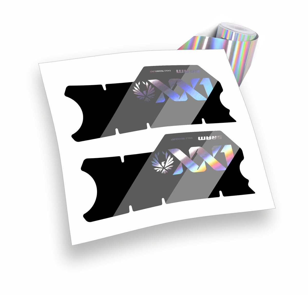 Sram XX1 Eagle Axs DUB adesivi sticker per pedivelle