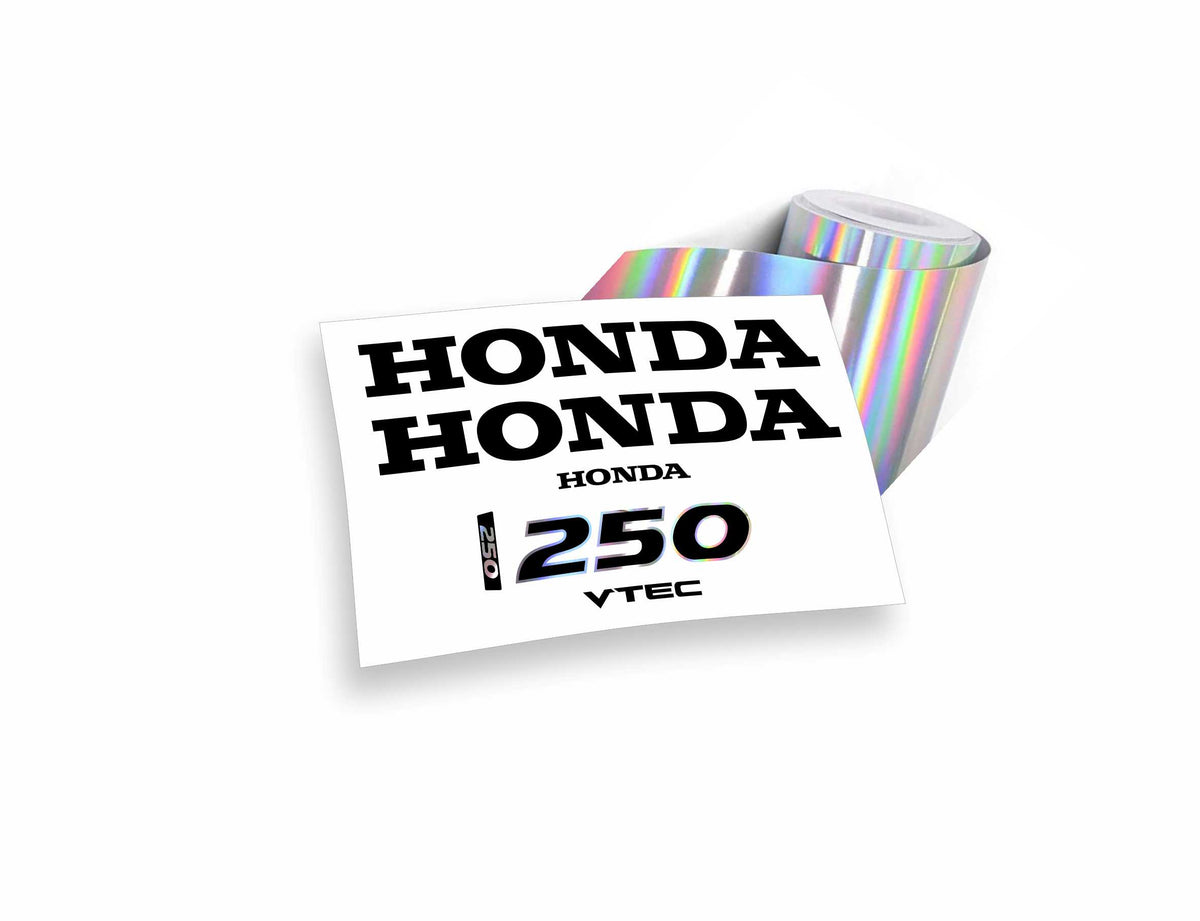 Honda 250 vtec adesivi sticker motoscafo barche motore