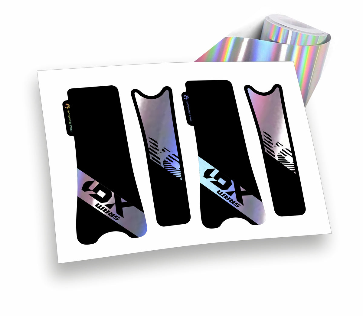 Sram x01 eagle adesivi stickers pedivelle
