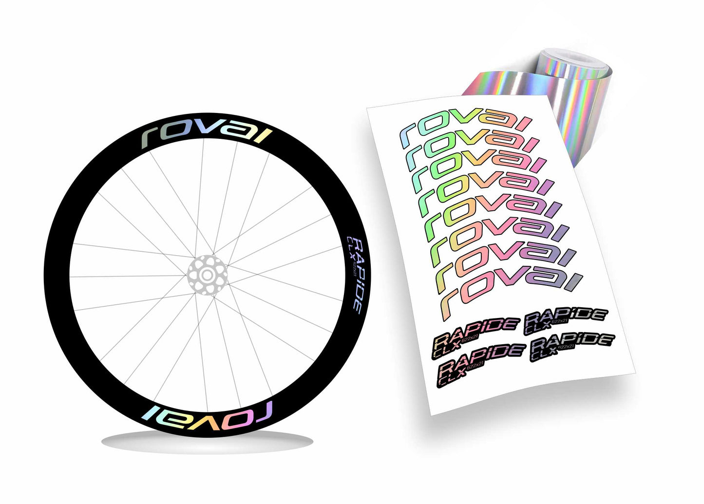 ROVAL Rapide CLX adesivi stickers ruote