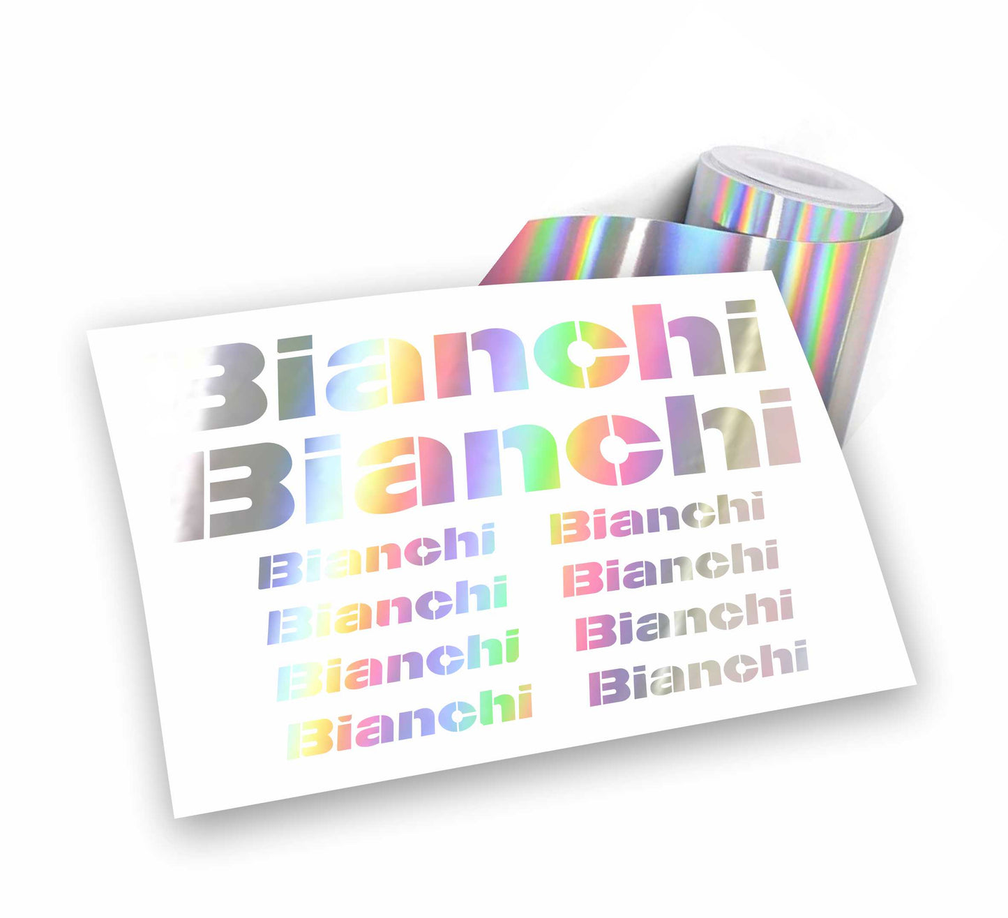 kit adesivi bicicletta bianchi colore personalizzato