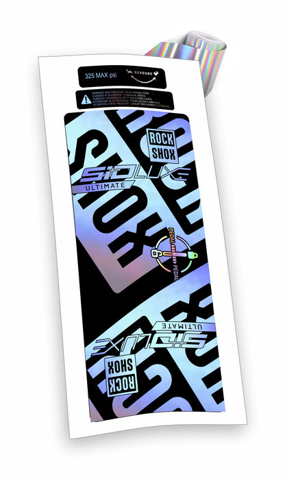 Rock Shox kit Sid Luxe Ultimate Blocco Pedivella adesivi bicicletta colore personalizzato