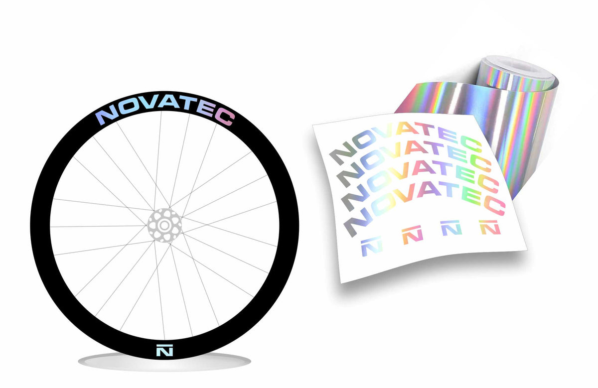Novatec kit adesivi per cerchi bici da corsa  colore personalizzato
