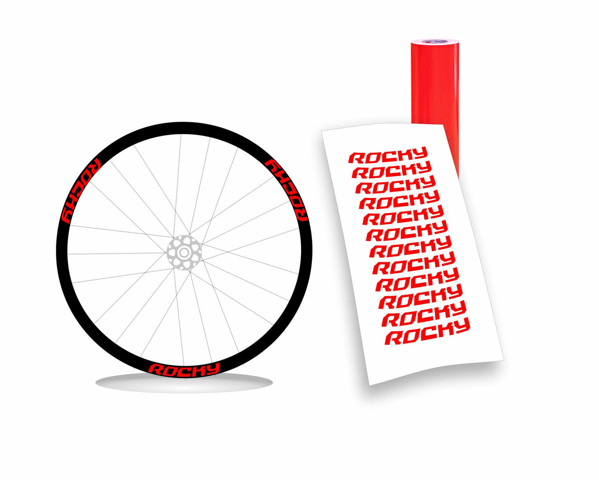 Rocky carbon kit adesivi per cerchi in carbonio mountain bike colore personalizzato