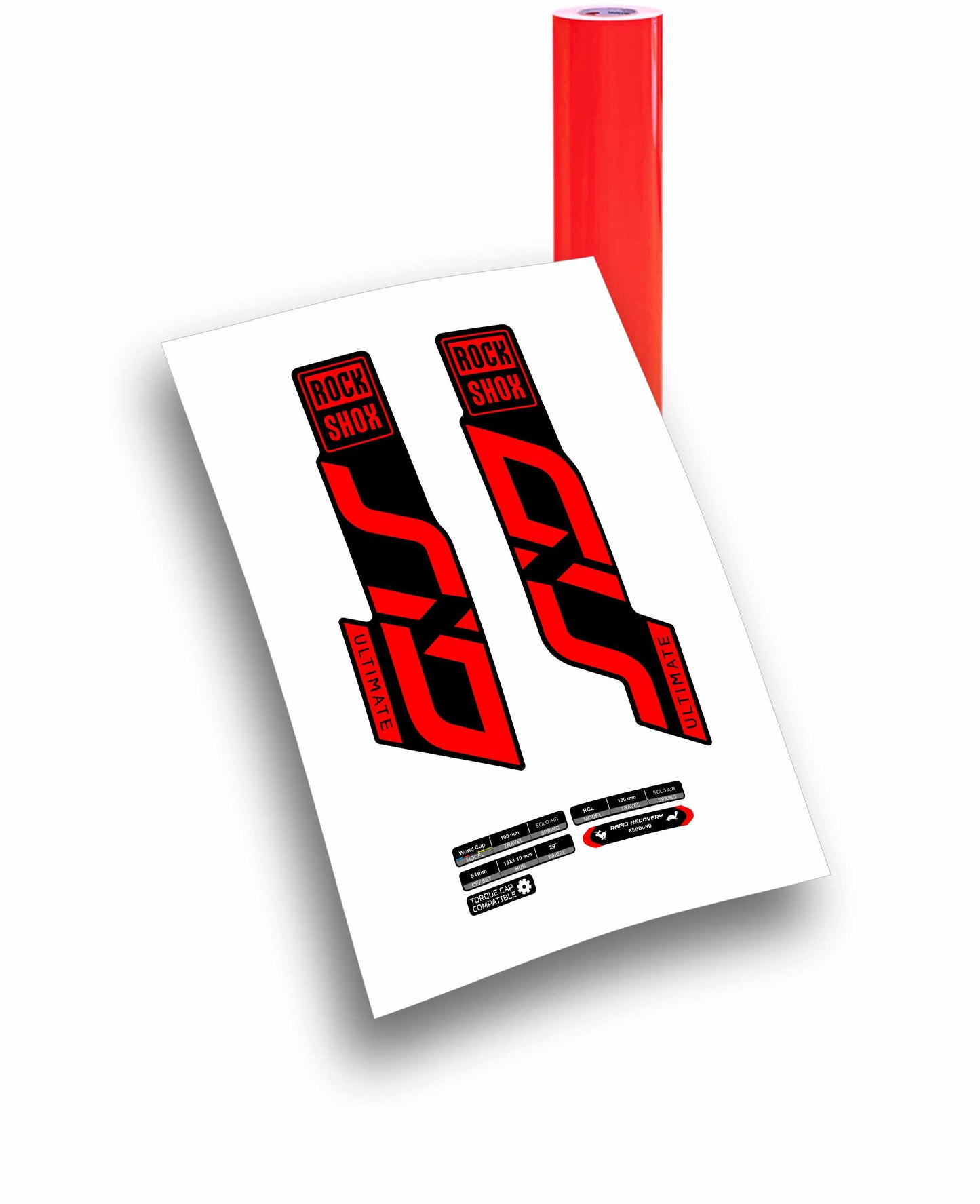 Rock shox sid ultimate 2020 kit adesivi