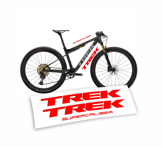 Trek Supercaliber kit adesivi bicicletta colore personalizzato