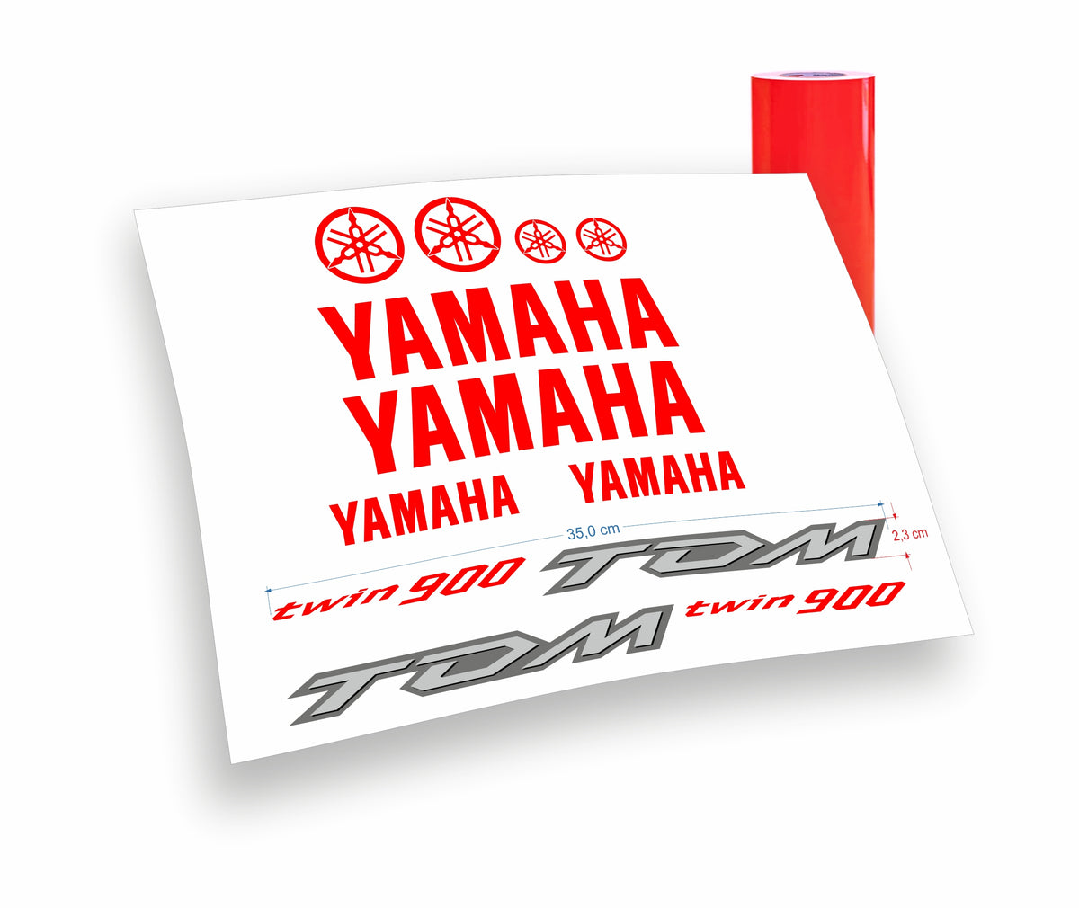 yamaha twin900 TDM Kit adesivi stickers decalcomanie moto