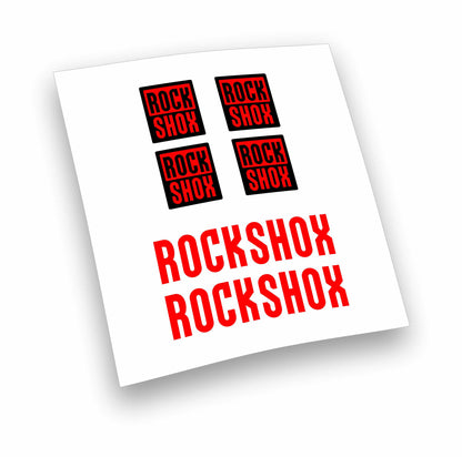 Kit adesivi forcella bicicletta mtb rock shox stickers fork