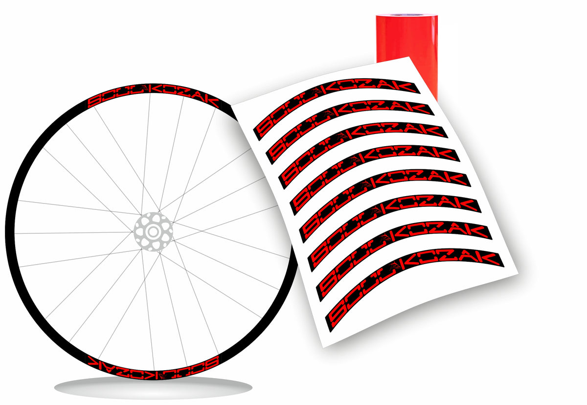 Soul Kozak kit adesivi cerchi bici mountain bike colore personalizzato