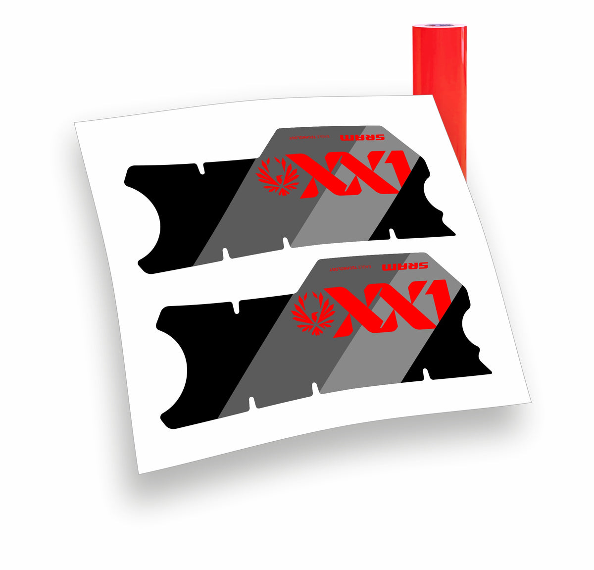 Sram XX1 Eagle Axs DUB adesivi sticker per pedivelle