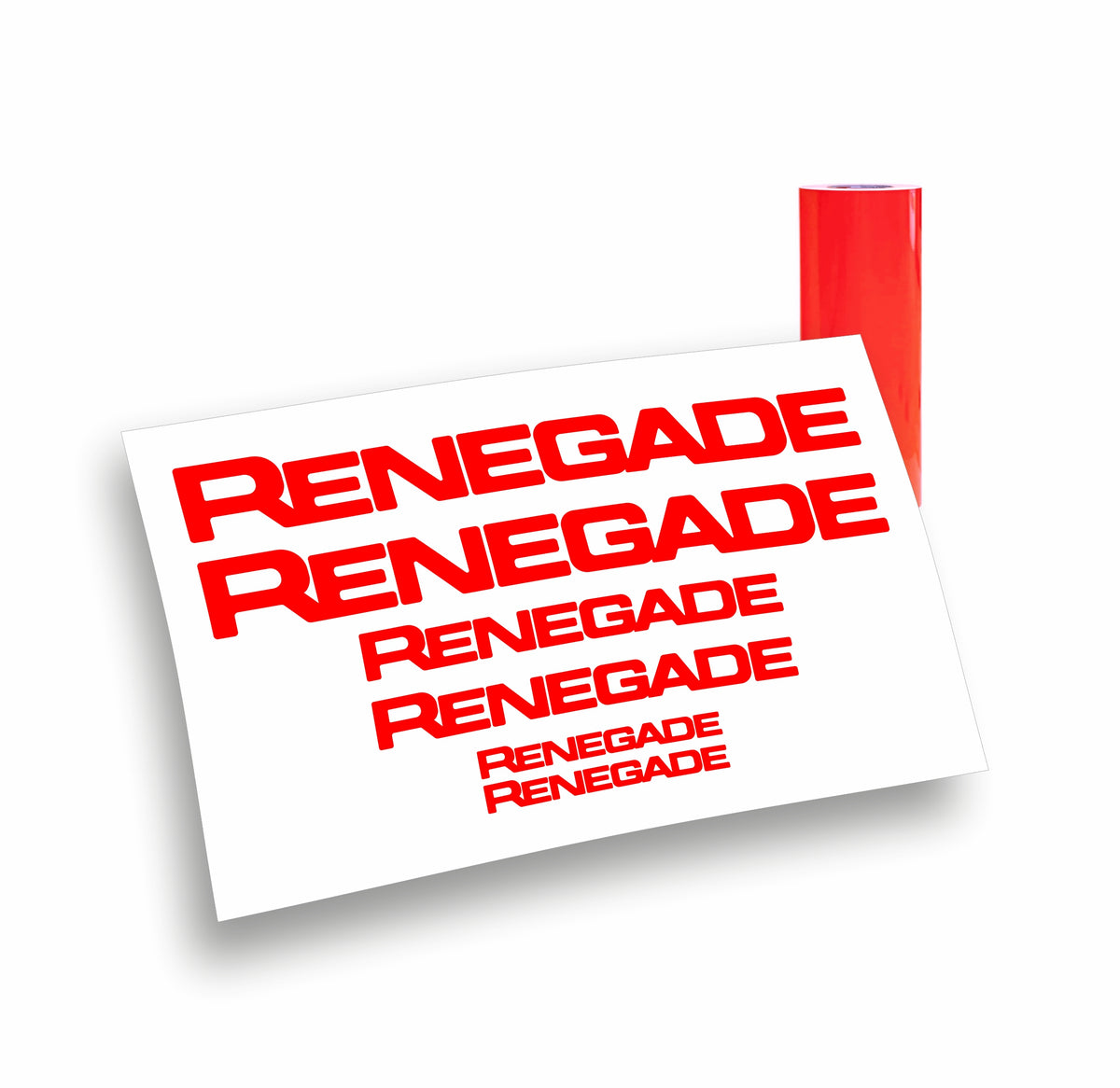 Jeep Renegade Kit adesivi Auto 6 pz.