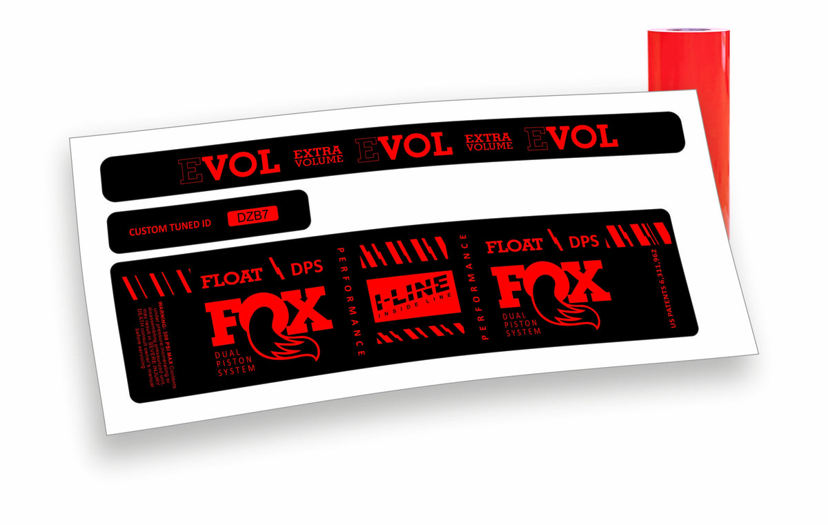 Fox Float DPS Evol Performance 2019/20 adesivi per ammortizzatore posteriore
