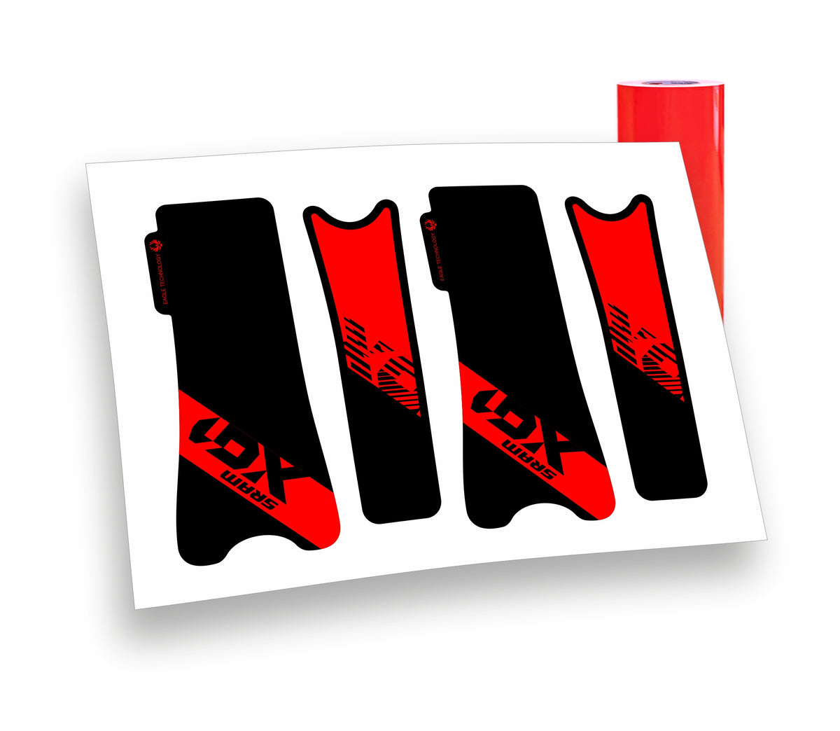 Sram x01 eagle adesivi stickers pedivelle