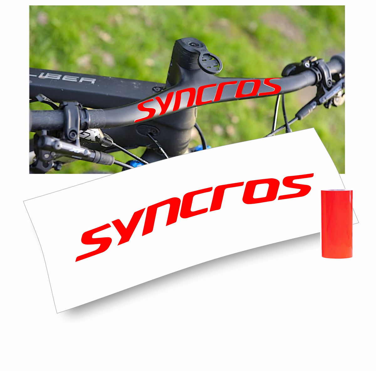 Syncros Fraser IC SL adesivo sticker per manubrio