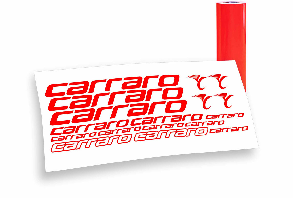 Carraro kit adesivi bicicletta da corsa e mountain bike colore personalizzato