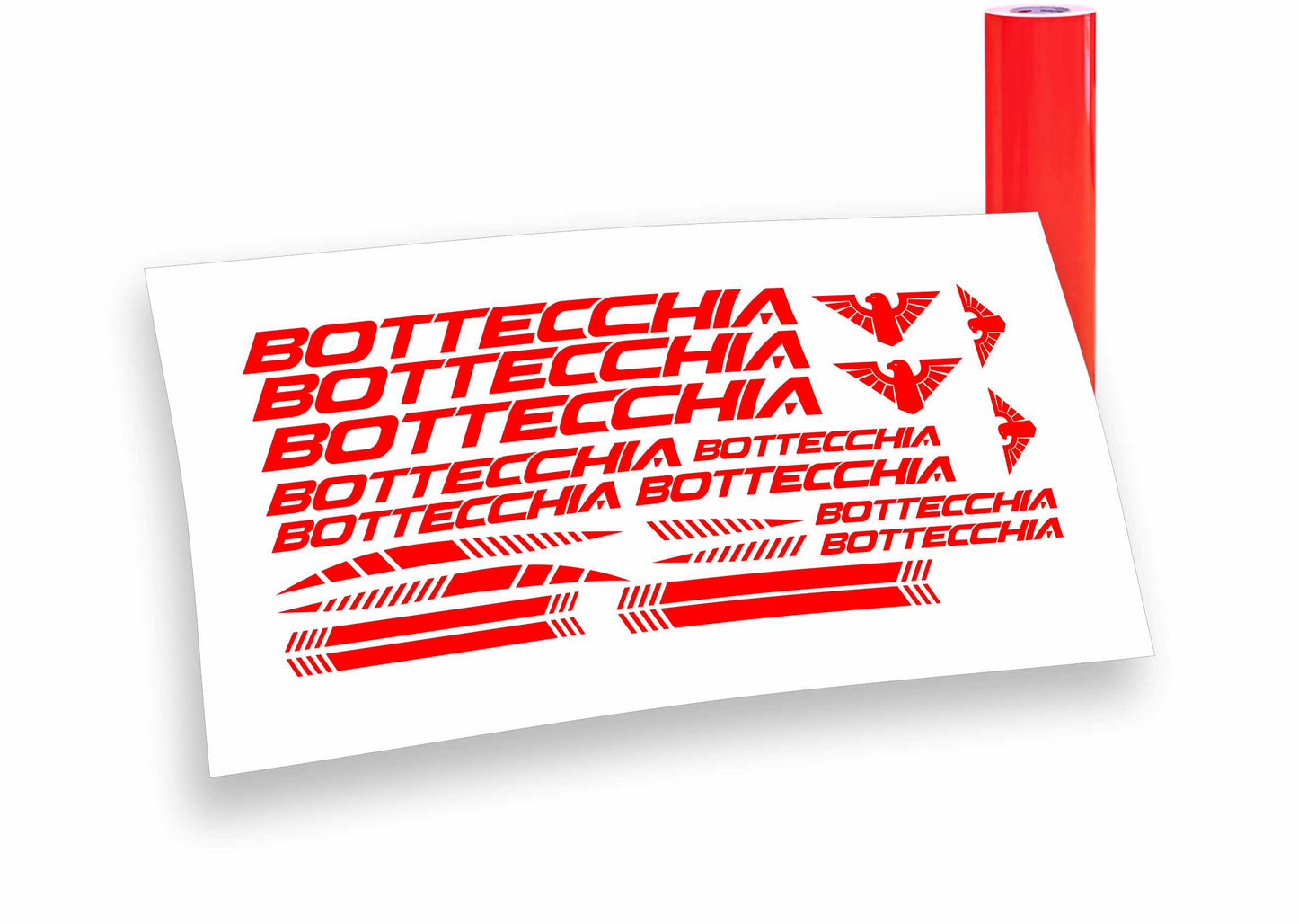 Bottecchia kit adesivi completo 22 pezzi per mountain bike e bici da corsa