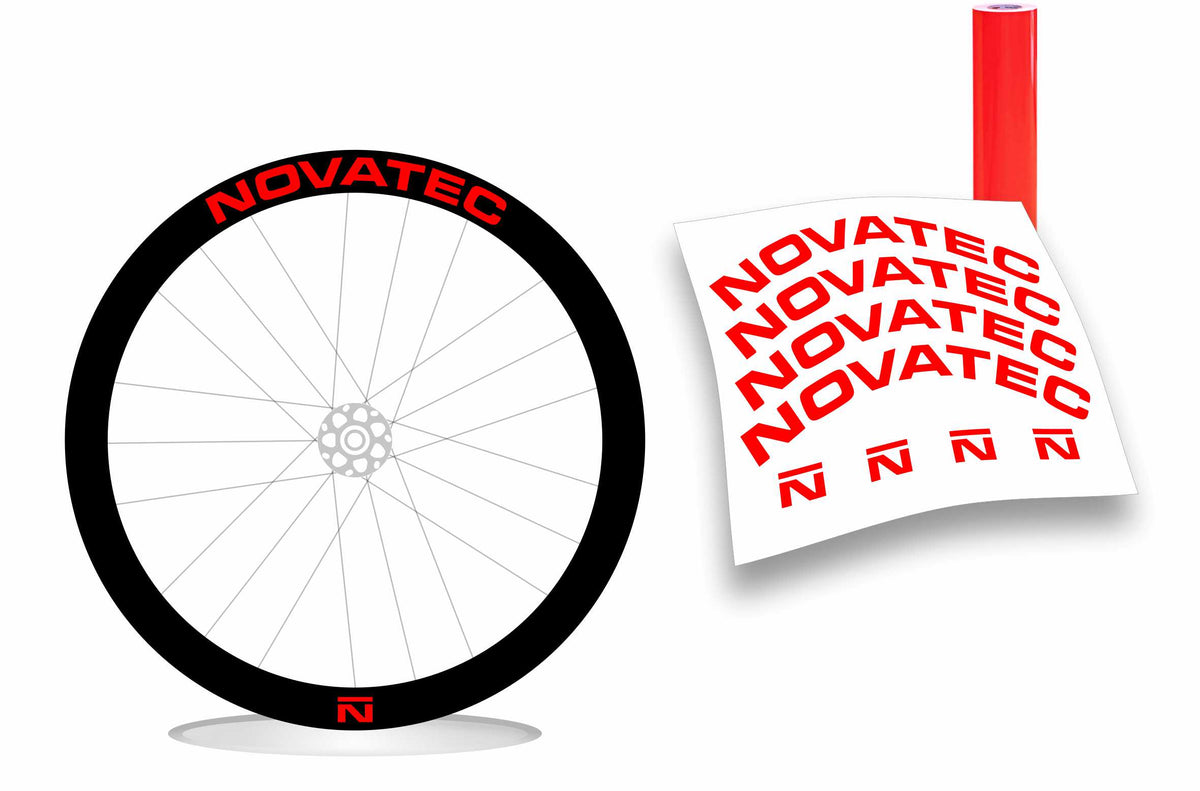 Novatec kit adesivi per cerchi bici da corsa  colore personalizzato
