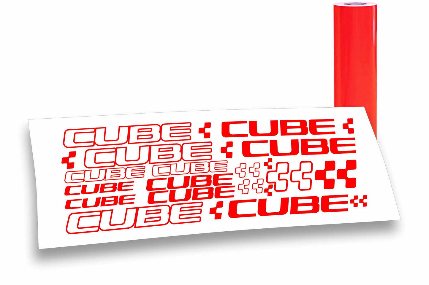 Cube nuovo kit adesivi per mountain bike e bici da corsa completo 24 pezzi