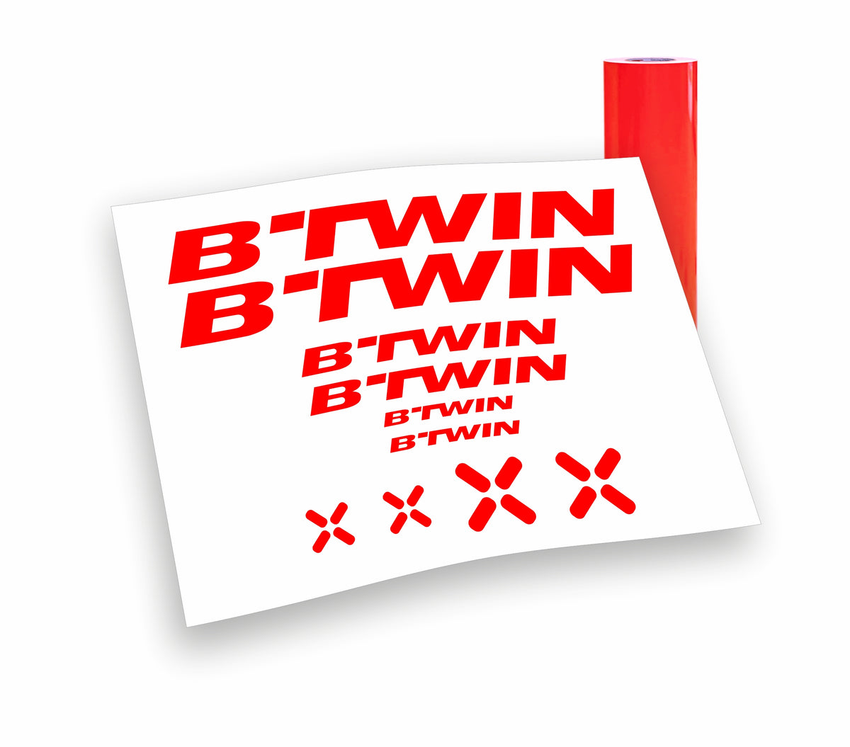 Kit Adesivi BTWIN personalizzati per telaio