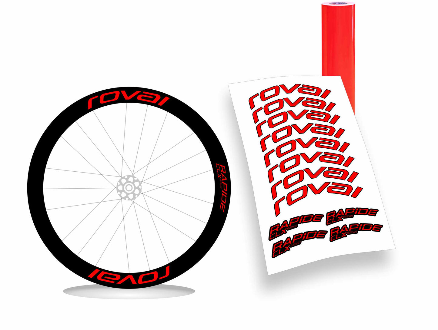 ROVAL Rapide CLX adesivi stickers ruote