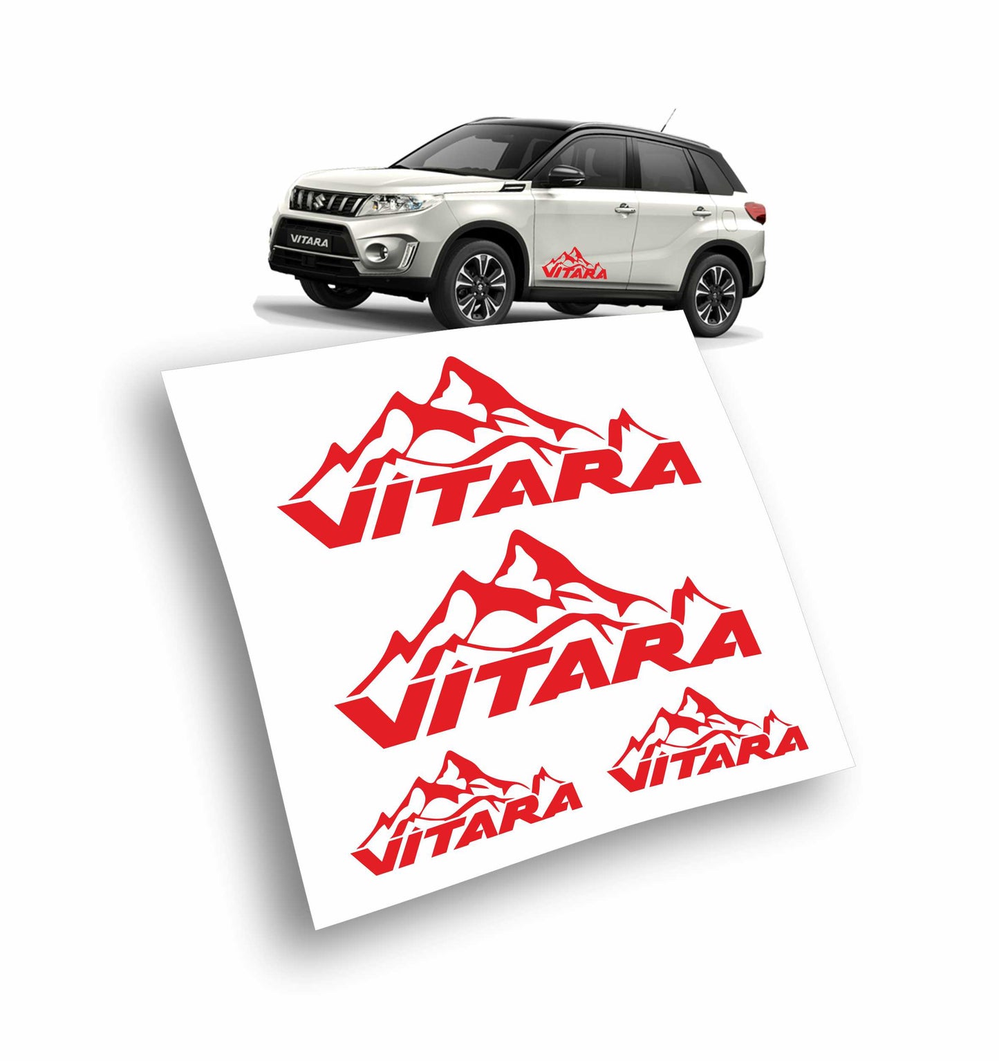 Suzuki Vitara montagne kit adesivi stickers auto colore personalizzato