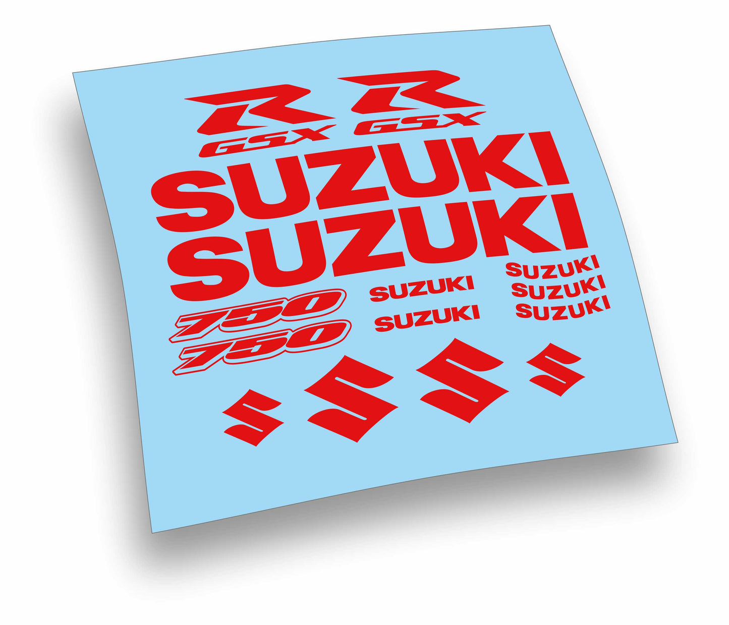 suzuki gsxr 750 kit adesivi colori personalizzati