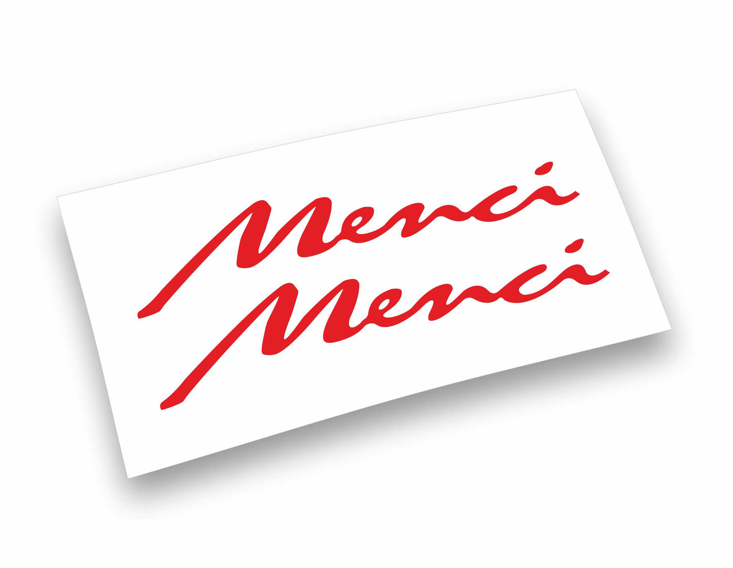 Adesivi Stickers Menci (200cm x 39cm) per cassone rimorchio camion tir