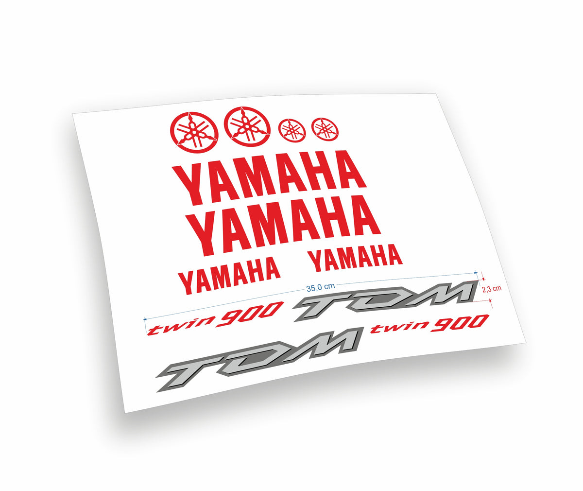 yamaha twin900 TDM Kit adesivi stickers decalcomanie moto