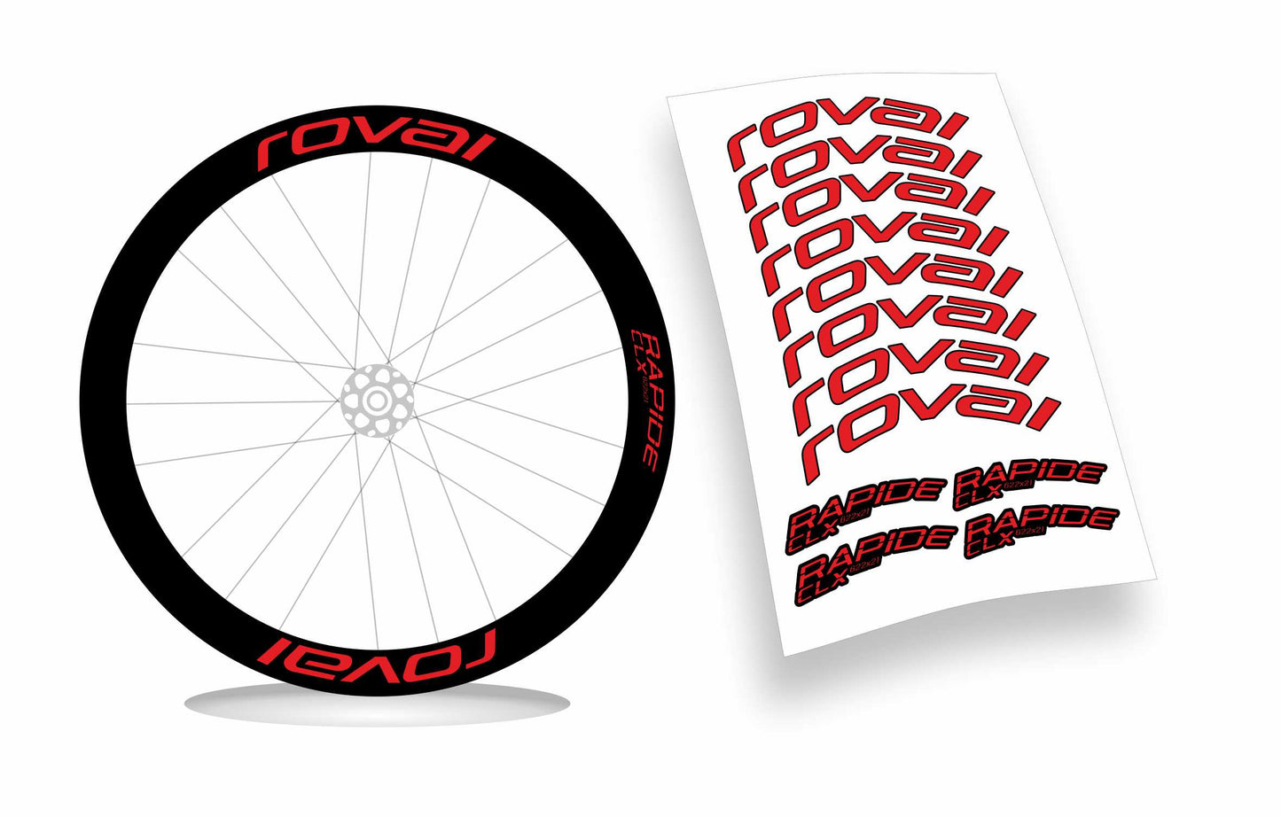 ROVAL Rapide CLX adesivi stickers ruote