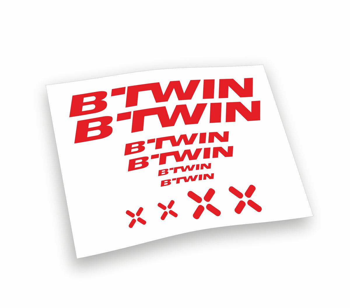 Kit Adesivi BTWIN personalizzati per telaio