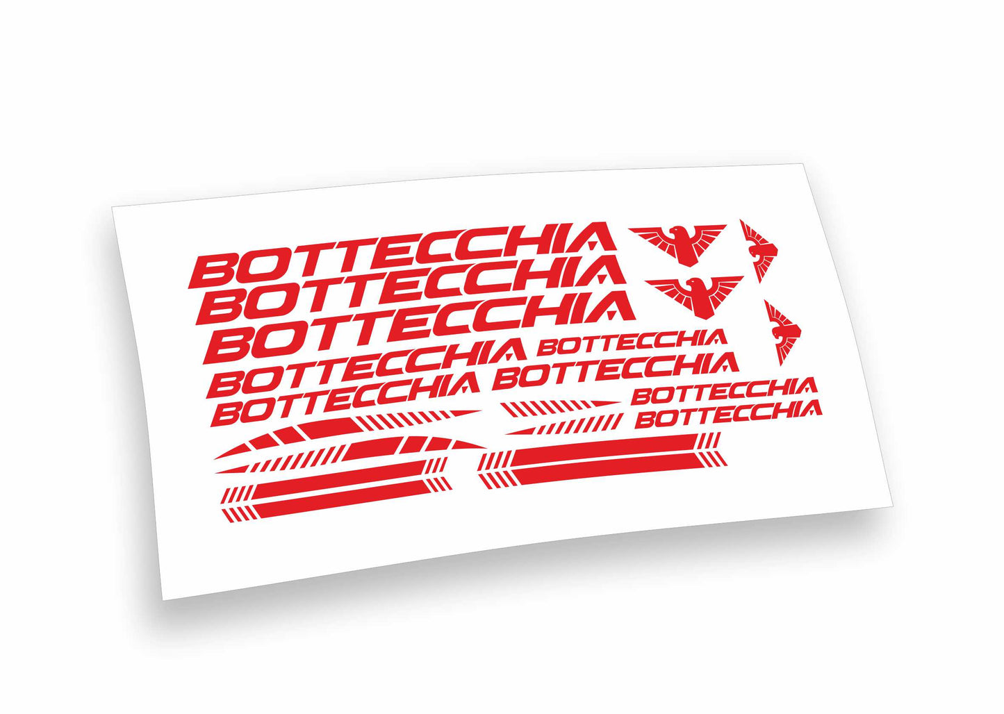 Bottecchia kit adesivi completo 22 pezzi per mountain bike e bici da corsa