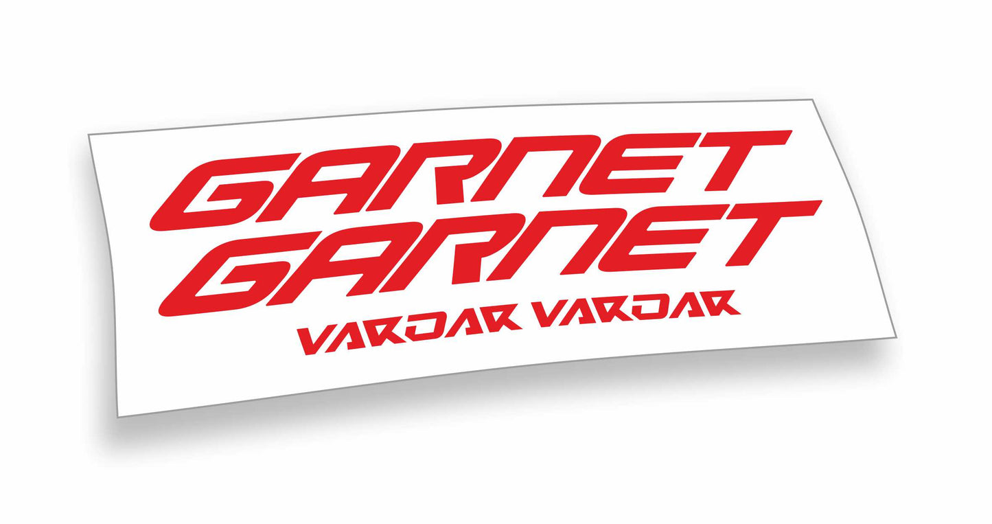 Garnet Vardar Kit adesivi bicicletta colore personalizzato