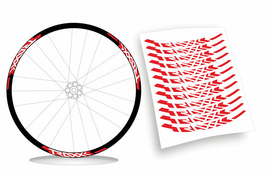 Traxx - Kit adesivi cerchi bicicletta mountain bike