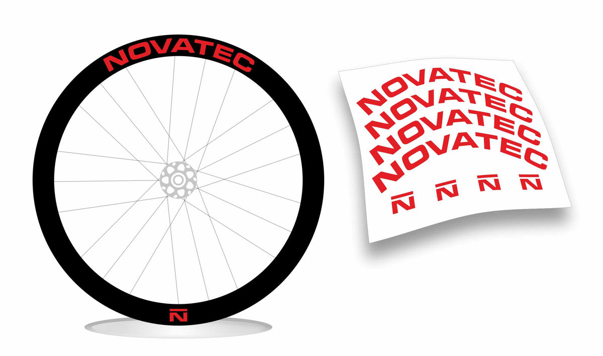 Novatec kit adesivi per cerchi bici da corsa  colore personalizzato