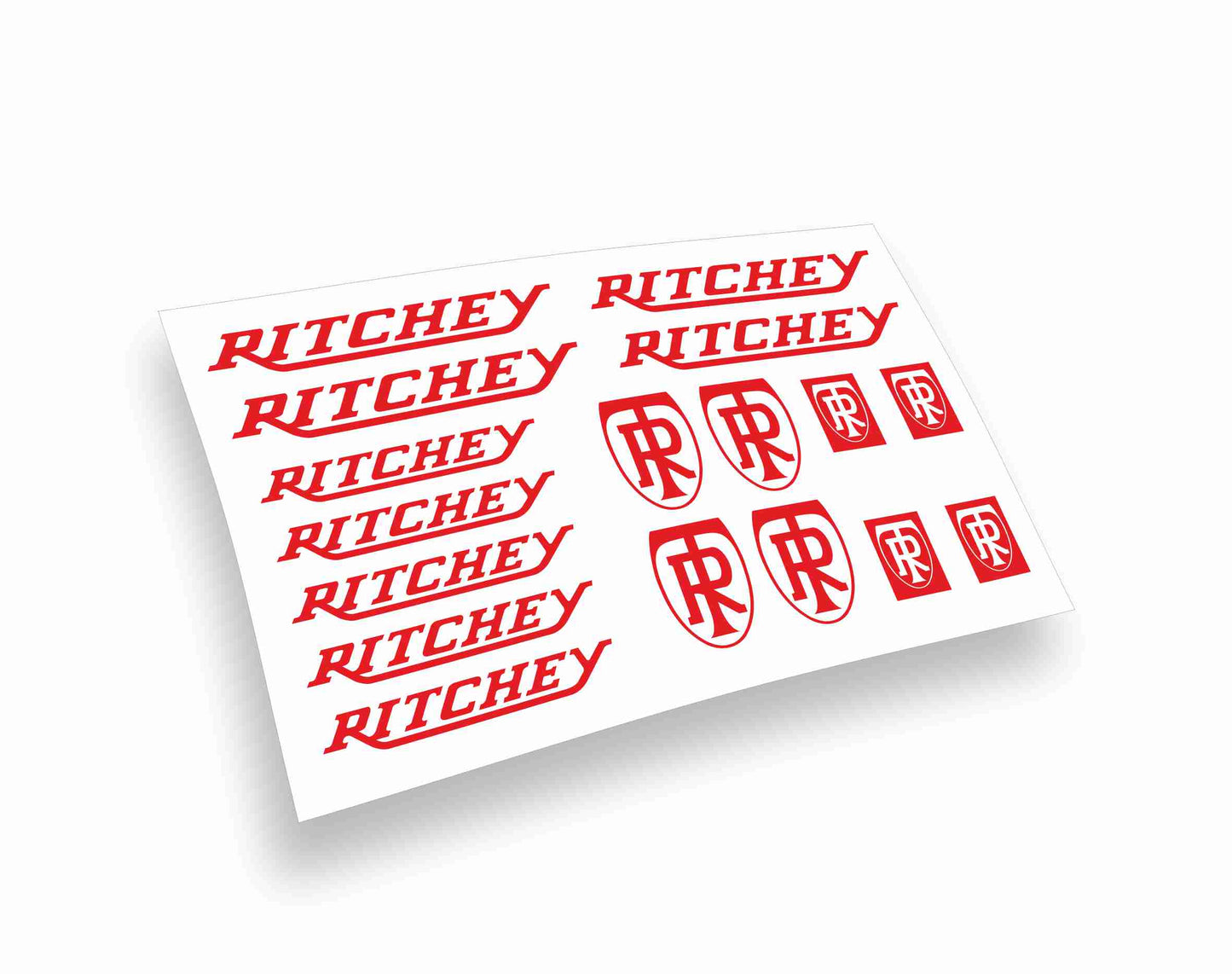 Ritchey kit adesivi logo bicicletta mtb bdc colore personalizzato 18 pezzi