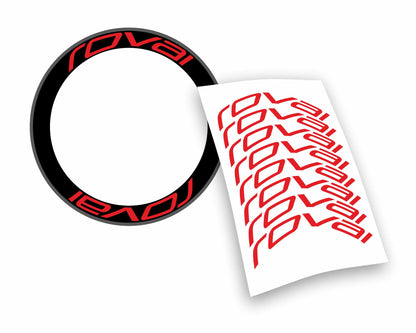Kit adesivi/stickers cerchi bici bdc ROVAL profilo 60mm colori a scelta 8 pezzi wheel stickers