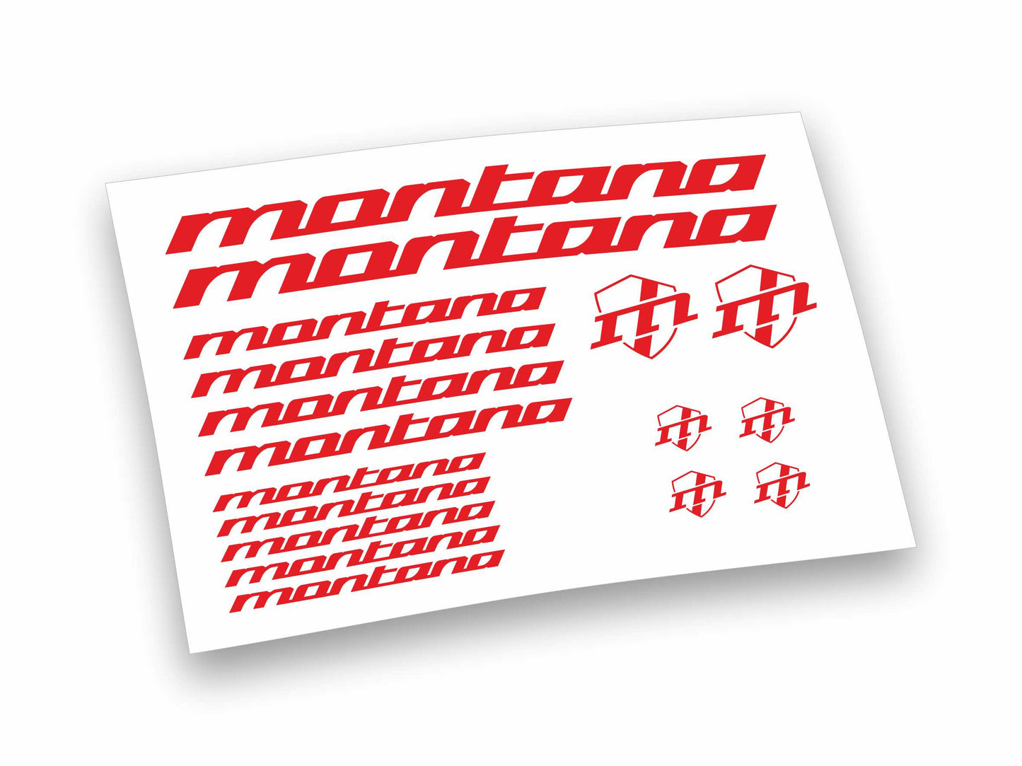 Montana kit adesivi per mountain bike e bici da corsa completo 17 pezzi