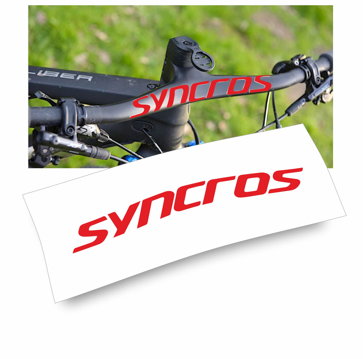 Syncros Fraser IC SL adesivo sticker per manubrio