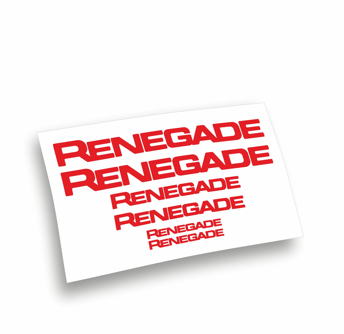 Jeep Renegade Kit adesivi Auto 6 pz.